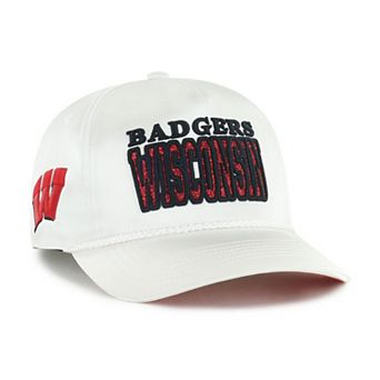 Women's '47 White Wisconsin Badgers Outspoken Hitch Adjustable Hat