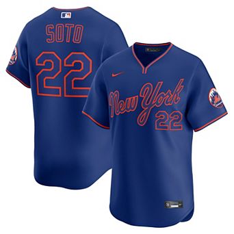 Men's Nike Juan Soto Royal New York Mets Alternate Limited Player Jersey