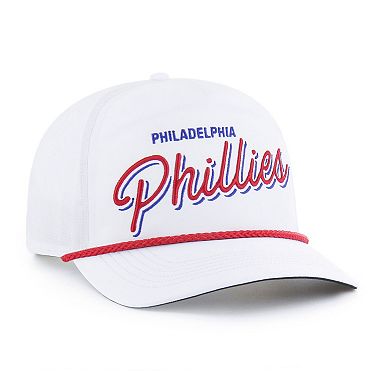 Men's '47 White Philadelphia Phillies Brrr Fairway Hitch Adjustable Hat