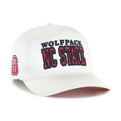 Women's '47 White NC State Wolfpack Outspoken Hitch Adjustable Hat