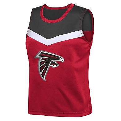 Girls Youth Red Atlanta Falcons Spirit Two-Piece Cheerleader Set