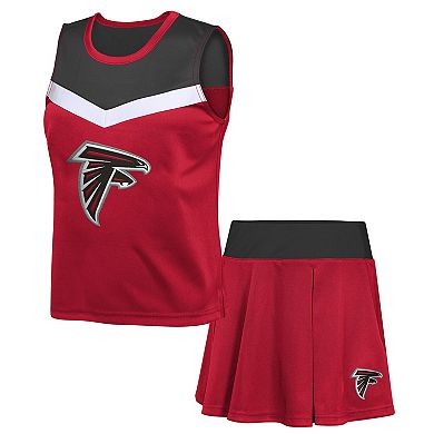 Girls Youth Red Atlanta Falcons Spirit Two-Piece Cheerleader Set