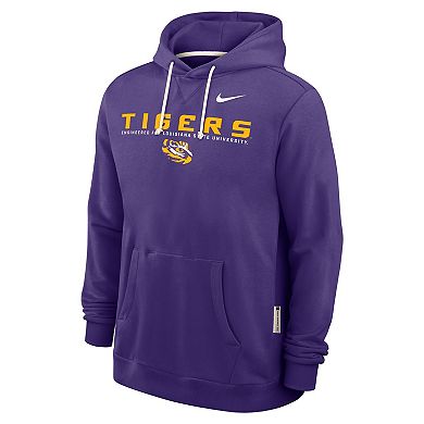 Men's Nike Purple LSU Tigers 2025 Sideline Standard Issue Dri-FIT Hoodie