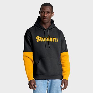 Men's Fanatics Black Pittsburgh Steelers Helmet Pullover Hoodie
