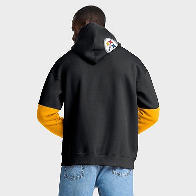Men's Fanatics Black Pittsburgh Steelers Helmet Pullover Hoodie