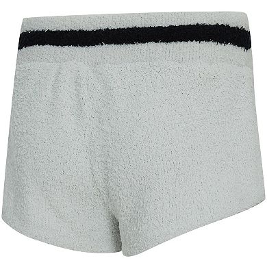 Women's Concepts Sport Gray New Orleans Saints Whitley Long Sleeve Hoodie Top & Shorts Set