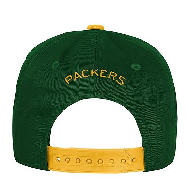 Youth Outerstuff Green Green Bay Packers True Retro Adjustable Hat