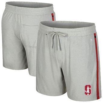 Men's Colosseum Gray Stanford Cardinal Mac Shorts