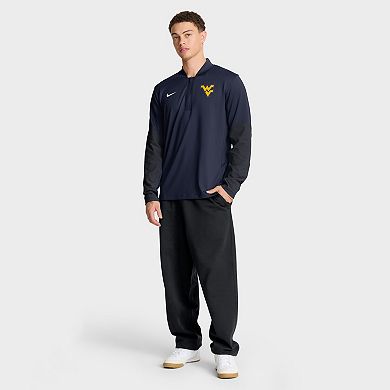 Men's Nike Navy West Virginia Mountaineers One Goal Performance Half-Zip Pullover