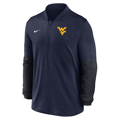 Men's Nike Navy West Virginia Mountaineers One Goal Performance Half-Zip Pullover