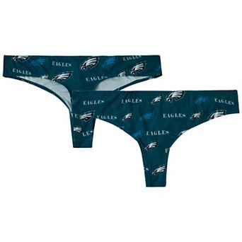 Women's Concepts Sport Midnight Green Philadelphia Eagles Mosaic All Over Print Thong