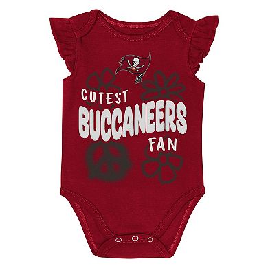 Girls Newborn & Infant Outerstuff Tampa Bay Buccaneers The Sunshine Two-Piece Bodysuit Set