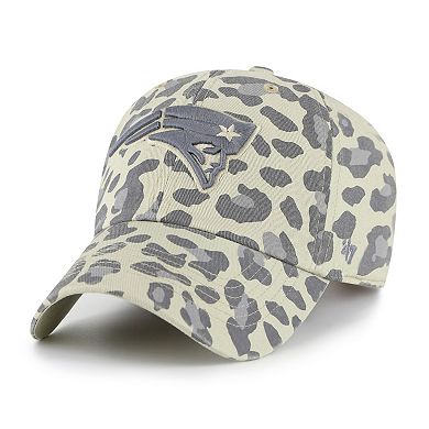 Women's '47 Gray New England Patriots Bagheera Clean Up Adjustable Hat