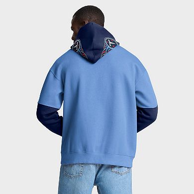 Men's Fanatics Light Blue Tennessee Titans Helmet Pullover Hoodie