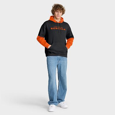 Men's Fanatics Black Cincinnati Bengals Helmet Pullover Hoodie