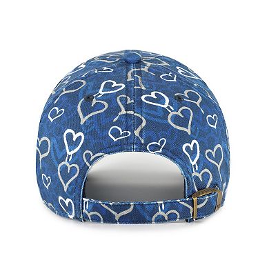 Girls Youth '47 Navy New York Yankees Mural Clean Up Adjustable Hat
