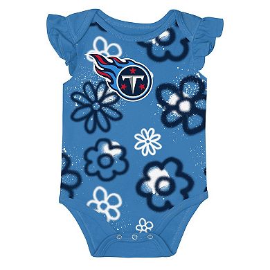 Girls Newborn & Infant Outerstuff Tennessee Titans The Sunshine Two-Piece Bodysuit Set