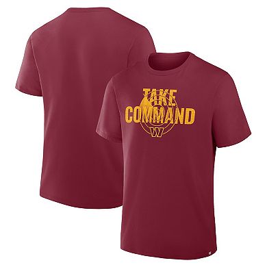 Men's Fanatics Burgundy Washington Commanders Hometown True Favorite T-Shirt