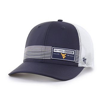 Men's '47 Navy West Virginia Mountaineers Rangefinder brrr Trucker Adjustable Hat