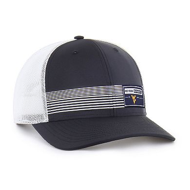 Men's '47 Navy West Virginia Mountaineers Rangefinder brrr Trucker Adjustable Hat