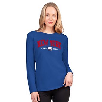 Women's G-III 4Her by Carl Banks Royal New York Giants Best Play Long Sleeve T-Shirt
