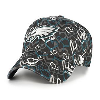 Girls Youth '47 Black Philadelphia Eagles Mural Clean Up Adjustable Hat