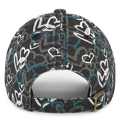 Girls Youth '47 Black Philadelphia Eagles Mural Clean Up Adjustable Hat