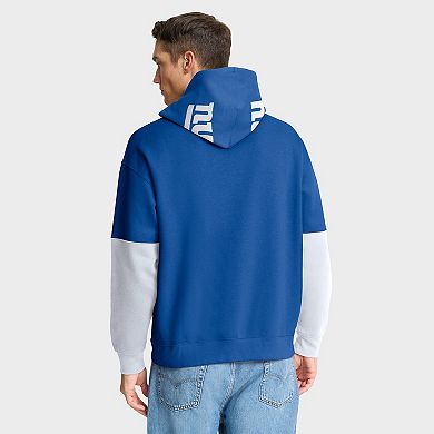 Men's Fanatics Royal New York Giants Helmet Pullover Hoodie