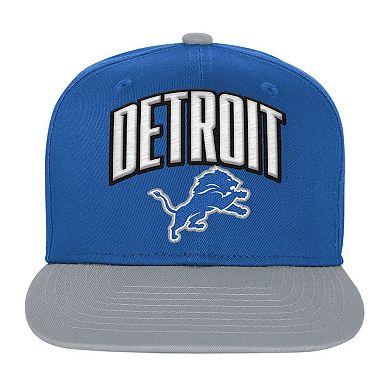 Preschool Outerstuff Blue Detroit Lions Essentials Adjustable Hat