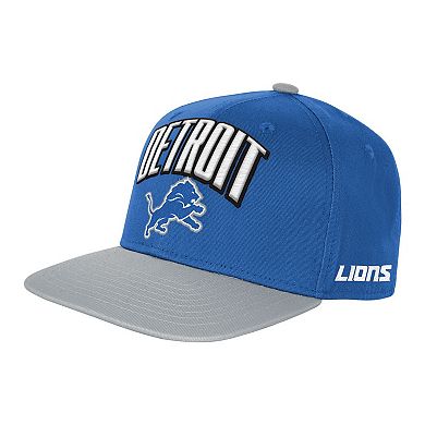 Preschool Outerstuff Blue Detroit Lions Essentials Adjustable Hat