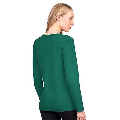 Women's G-III 4Her by Carl Banks Green New York Jets Best Play Long Sleeve T-Shirt