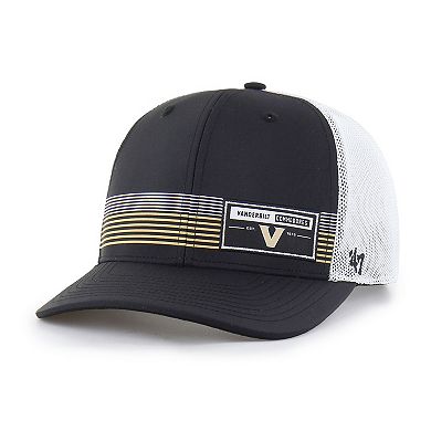 Men's '47 Black Vanderbilt Commodores Rangefinder brrr Trucker Adjustable Hat