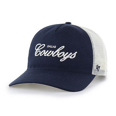 Men's '47 Navy Dallas Cowboys Foundation Trucker Hitch Adjustable Hat