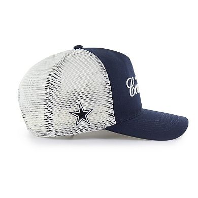 Men's '47 Navy Dallas Cowboys Foundation Trucker Hitch Adjustable Hat