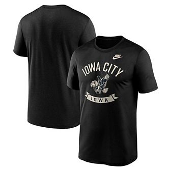 Men's Nike Black Iowa Hawkeyes Fashion Hometown Legend Dri-FIT T-Shirt
