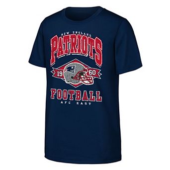 Youth Outerstuff Navy New England Patriots Kick Off T-Shirt
