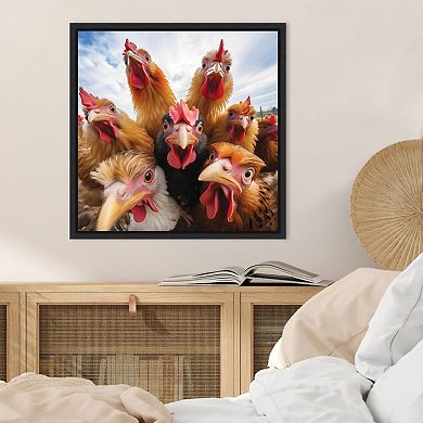 Funny Chicken Selfie by The Creative Bunch Studio