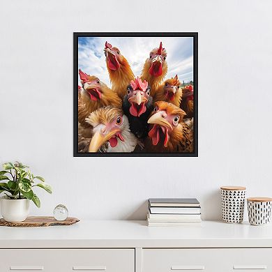 Funny Chicken Selfie by The Creative Bunch Studio