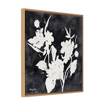 Sylvie Beaded Wildflowers Framed Canvas by Mackenzie Nelson