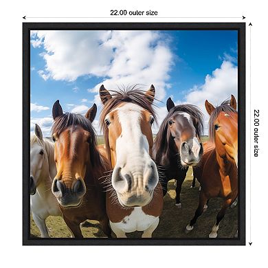 Funny Horse Selfie by The Creative Bunch Studio