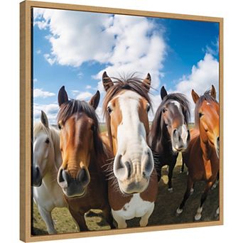 Funny Horse Selfie by The Creative Bunch Studio