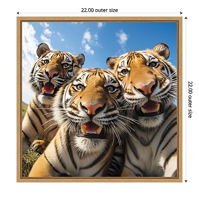 Funny Tiger Selfie by The Creative Bunch Studio
