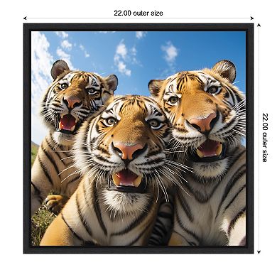 Funny Tiger Selfie by The Creative Bunch Studio