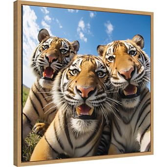 Funny Tiger Selfie by The Creative Bunch Studio