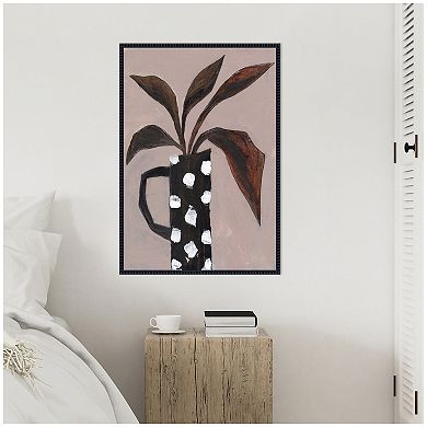 Sylvie Beaded Spotlight on Nature Framed Canvas by Nikita Jariwala