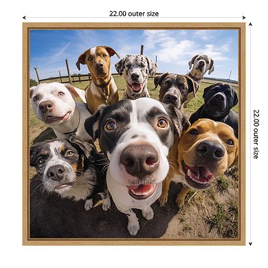 Funny Dog Selfie by The Creative Bunch Studio