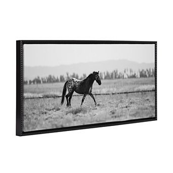 Sylvie Beaded Ursa No 1 Black and White Framed Canvas by Crystal Lynn Collins