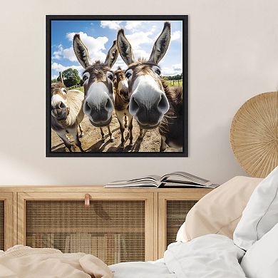 Funny Donkey Selfie by The Creative Bunch Studio