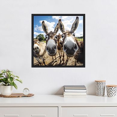 Funny Donkey Selfie by The Creative Bunch Studio