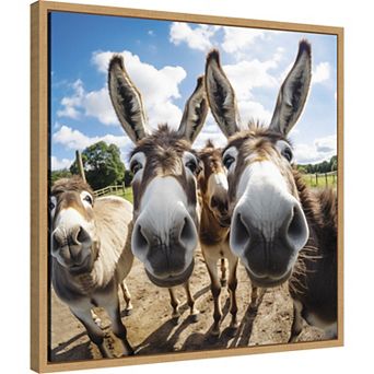 Funny Donkey Selfie by The Creative Bunch Studio